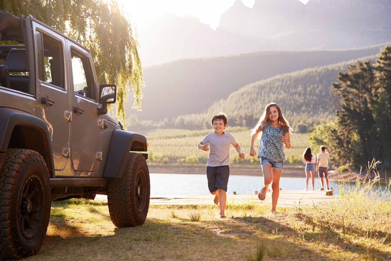 Family on Road Trip